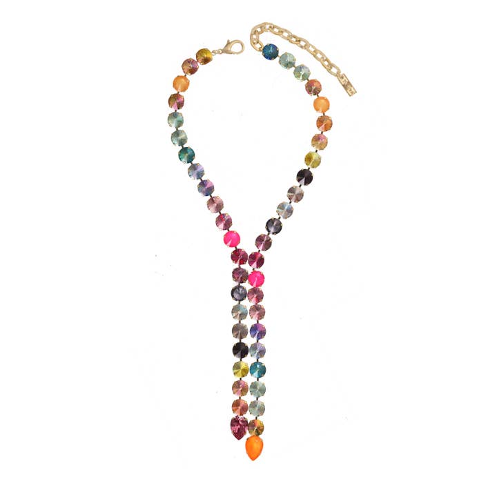 Split Necklace in Watermelon for wholesale by TOVA