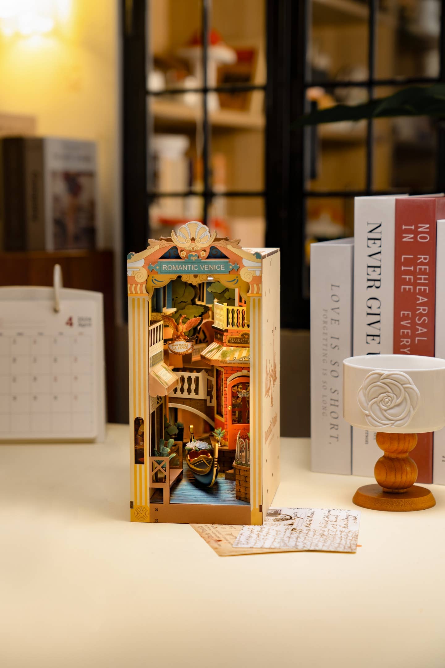 Hands Craft - Wholesale Puzzle - Kids - DIY Book Nook Kit: Romantic Venice with Dust Cover16