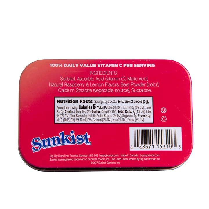 Big Sky Brands Inc. – Großhandel Bonbons – Sunkist Sour mit Vitamin C - gemischt 48ct.