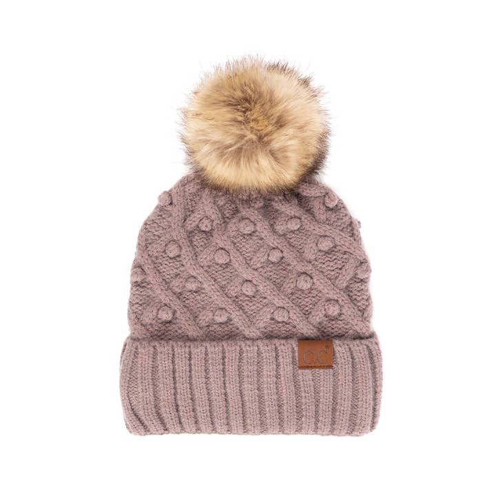 Hana – Engroshandel Beanie - Dame – C.C Bobble Beanie Hat4
