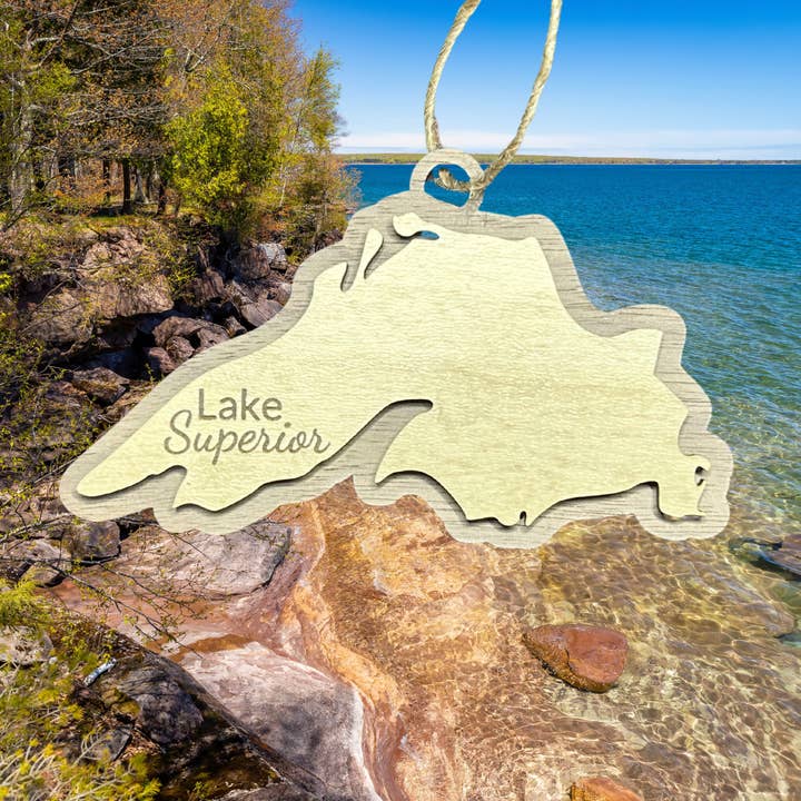Lake Superior Ornament for wholesale by Wilderness Adventures