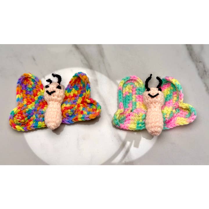 Papillon tricoté à la main 3" pour la vente par SS handcrafted Art