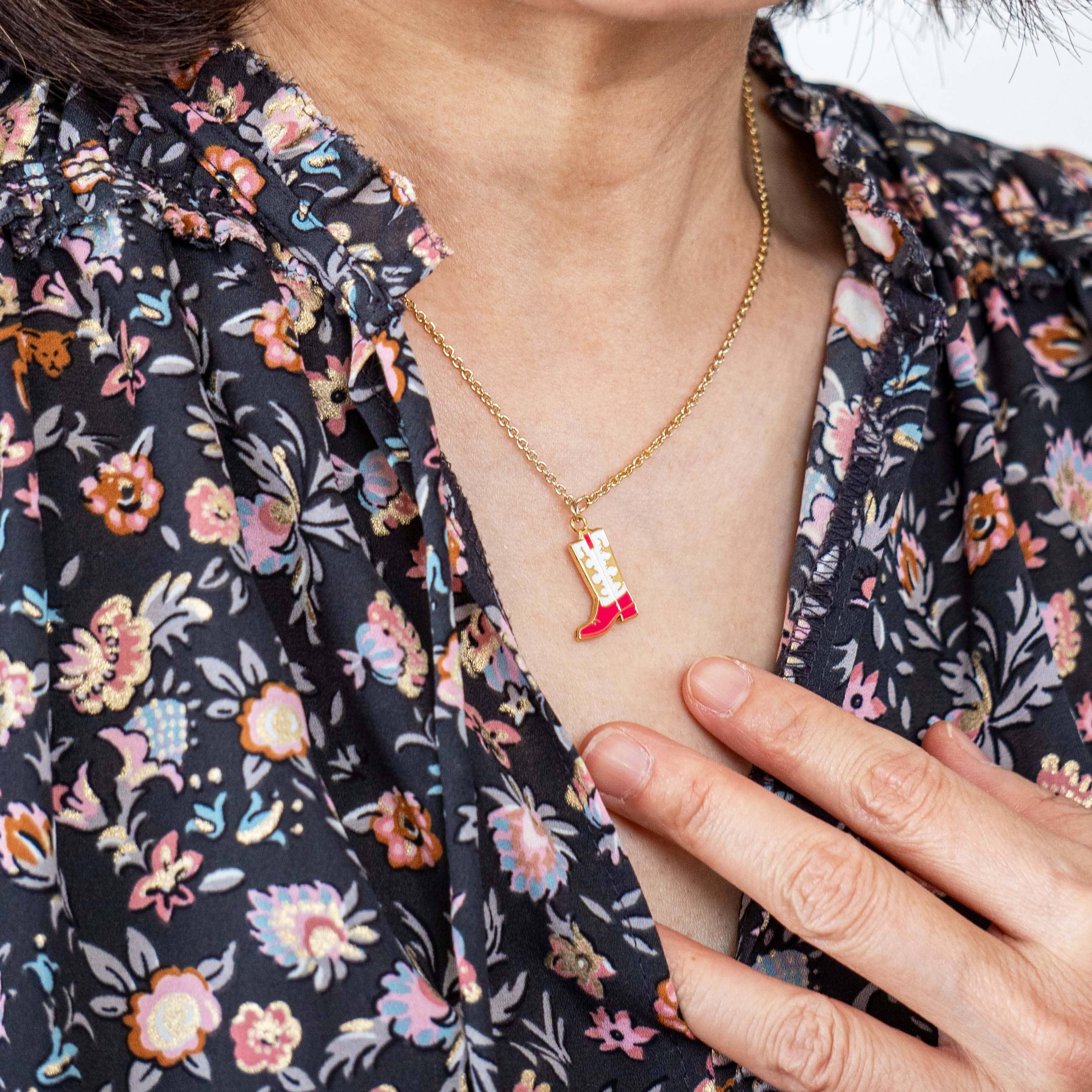 Miss Modi - Wholesale Jewelry Set - Cowgirl Boots Enamel Earrings/ Bracelet/ Necklace8