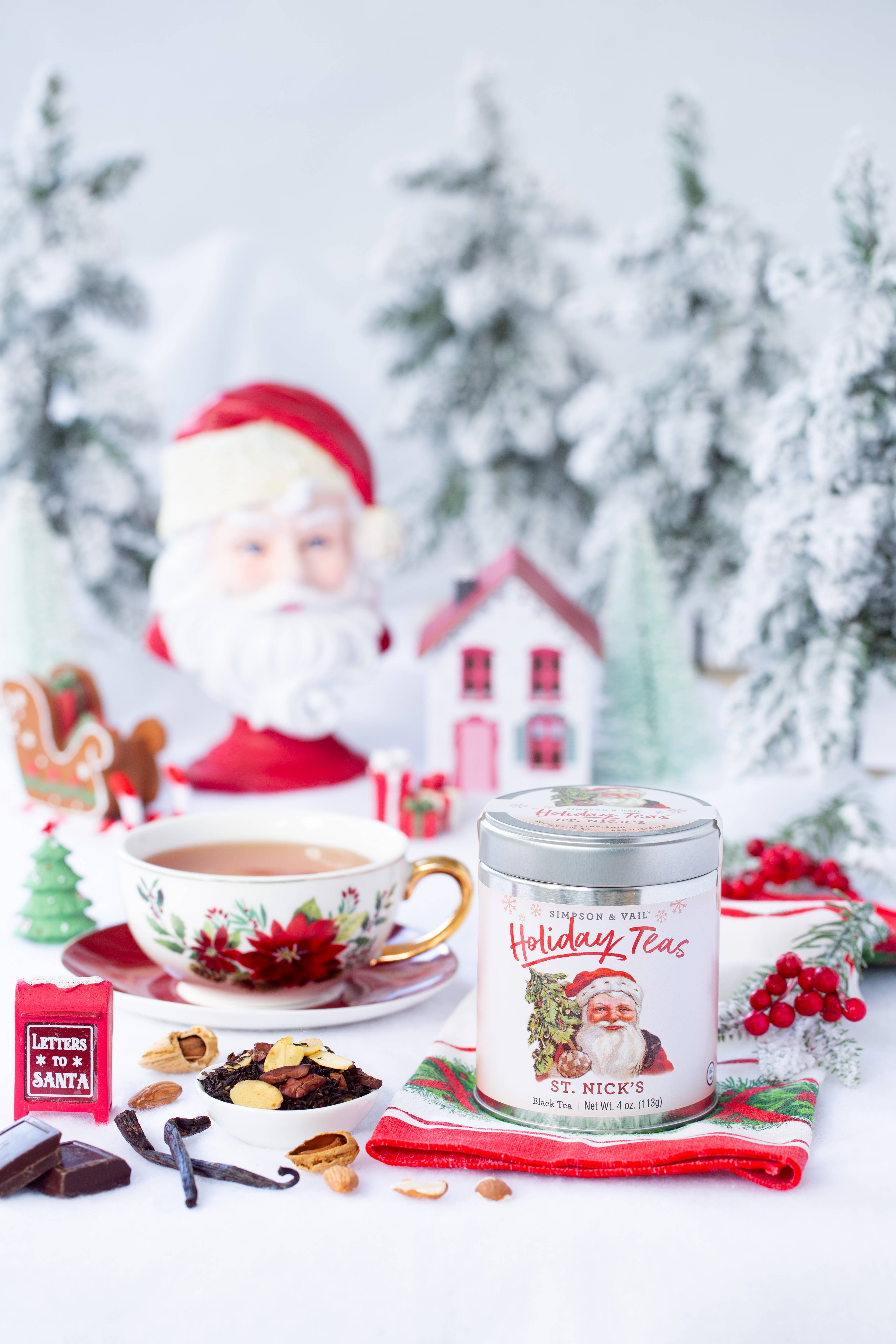 Simpson & Vail - Wholesale Loose Tea - St. Nick’s Blend - Holiday Black Tea, 4 Ounce Tin3