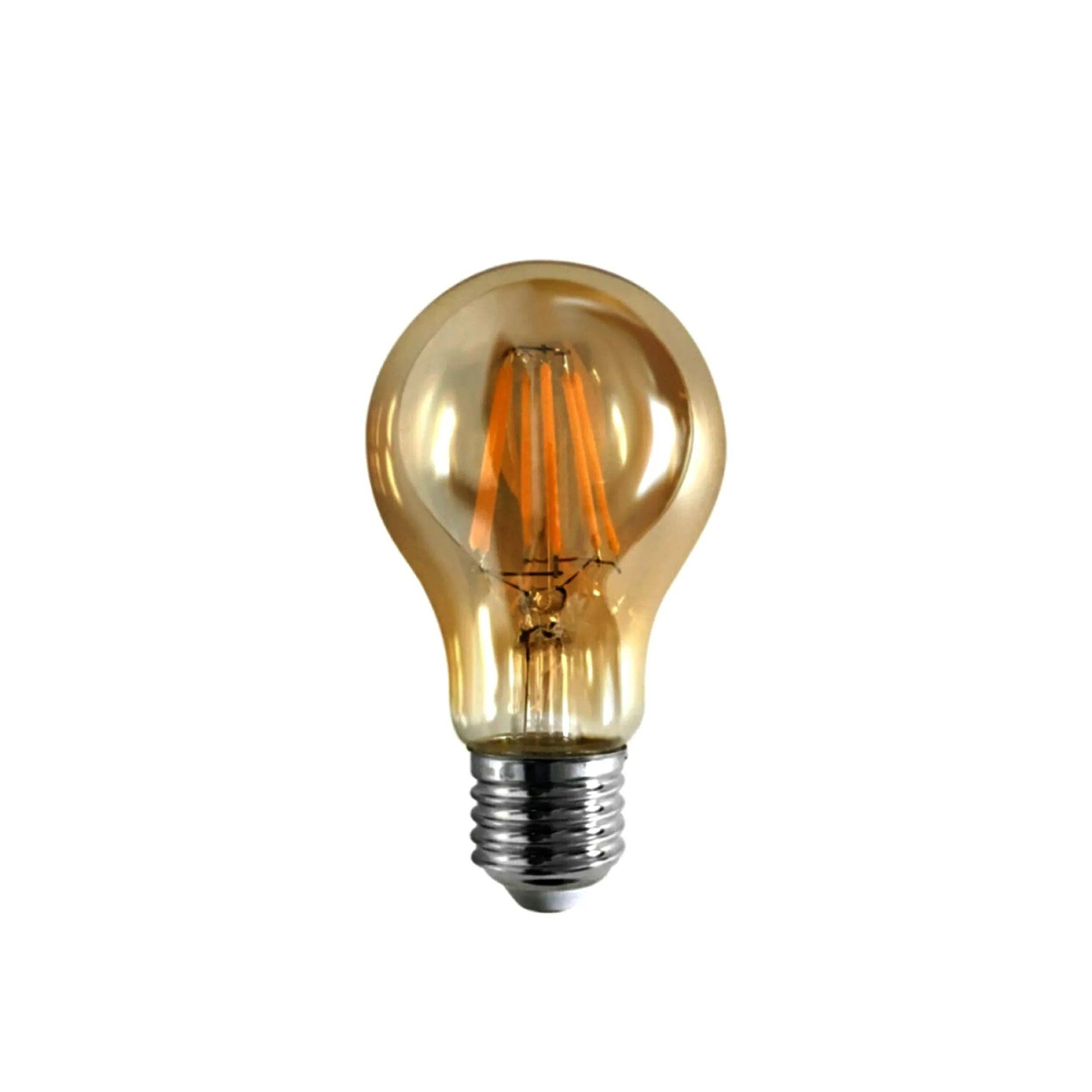 Ledsone – wholesale Light bulb/puck – Vintage LED A60 4W Light Bulb  E27 LED Filament style Amber Bulb~44181