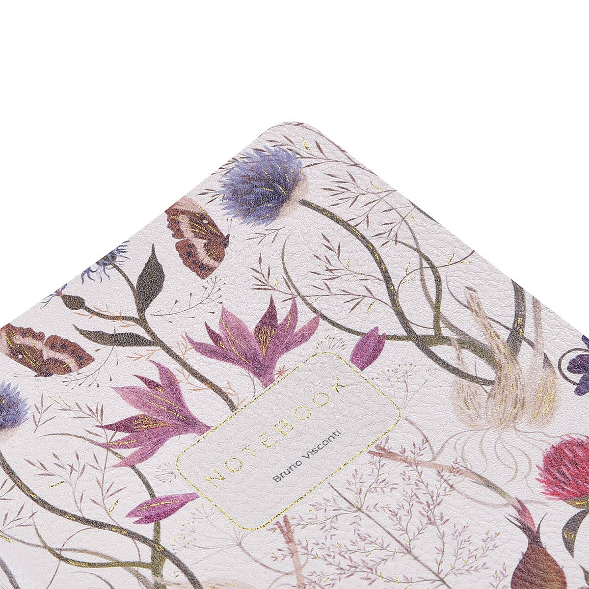 BV by Bruno Visconti - Wholesale Notebook - Vegan Leather A5 Notebook - Symmetrical Flora6