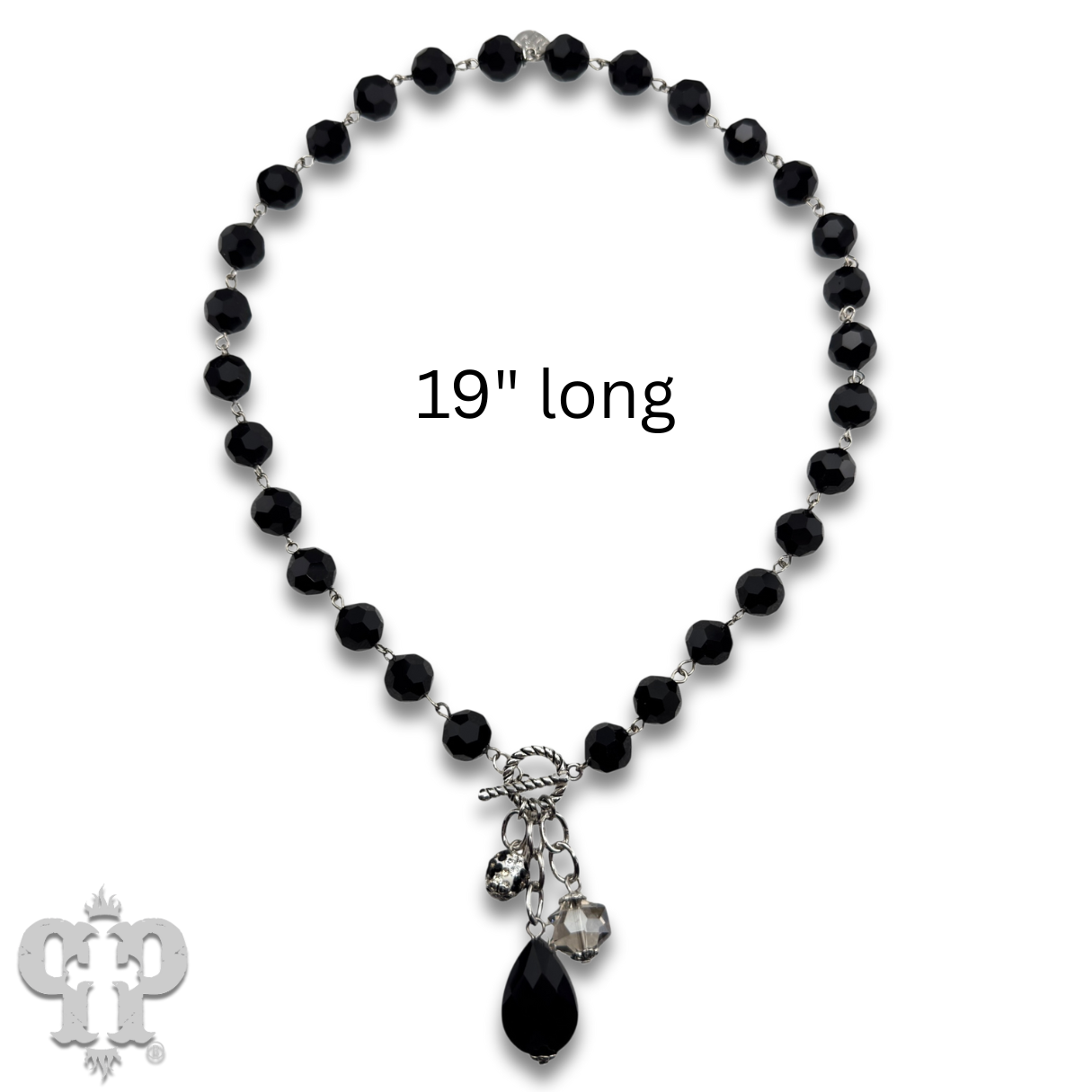 Pink Panache Brands - Wholesale Beaded/Pearl Necklace - Linked faceted bead necklace with bead charms4