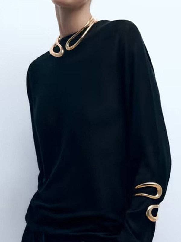 UZ Wholesale Store – wholesale Manschettarmband – Geometriska ihåliga enfärgade armbandstillbehör1