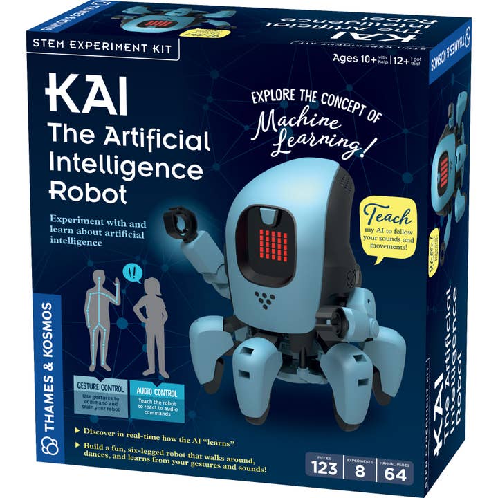 Thames & Kosmos UK LP - Wholesale Toy Set - Kids - KAI: Kosmos Artificial Intelligence Robot - Science Kit