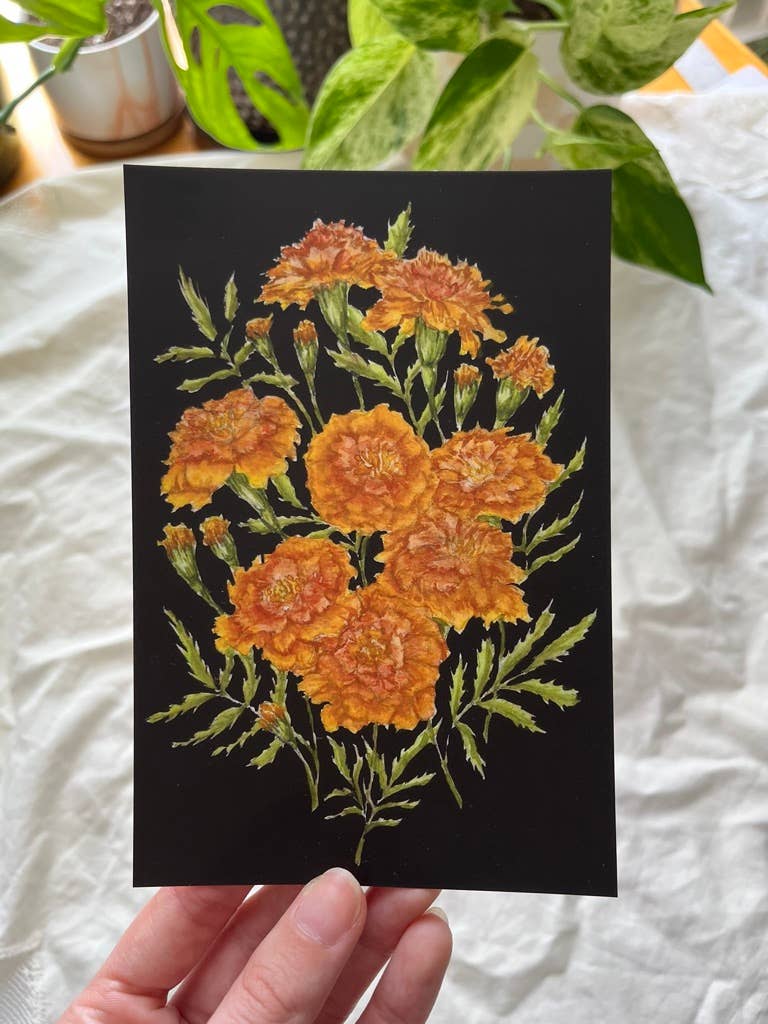 Lauren Noel Studio - Wholesale Postcard - Birth Month Flower Postcard11
