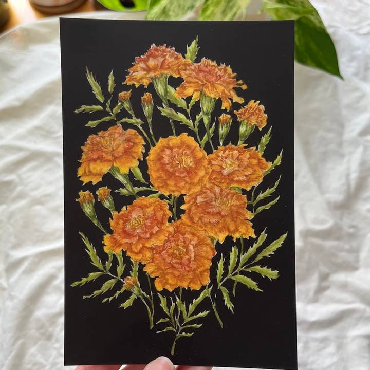 Lauren Noel Studio - Wholesale Postcard - Birth Month Flower Postcard11