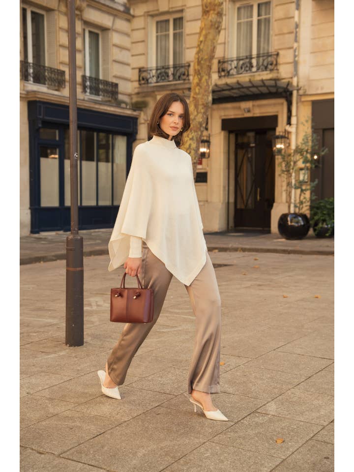 jw.atelier - Vendita all'ingrosso Poncho - Donna - Poncho 100% cashmere3