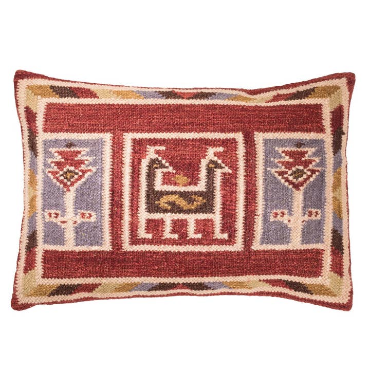 Namaste - Wholesale Throw Pillow Cover - Birdsong Kilim Cushion Cover