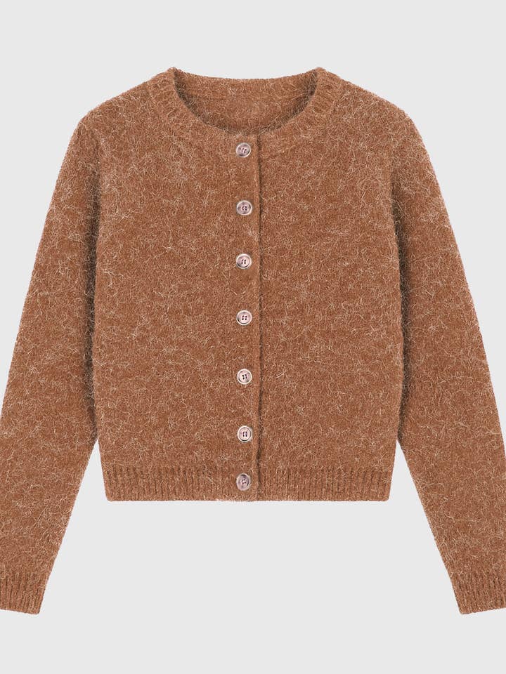 GILET LETIANA caramello per la vendita all'ingrosso da parte di An'ge