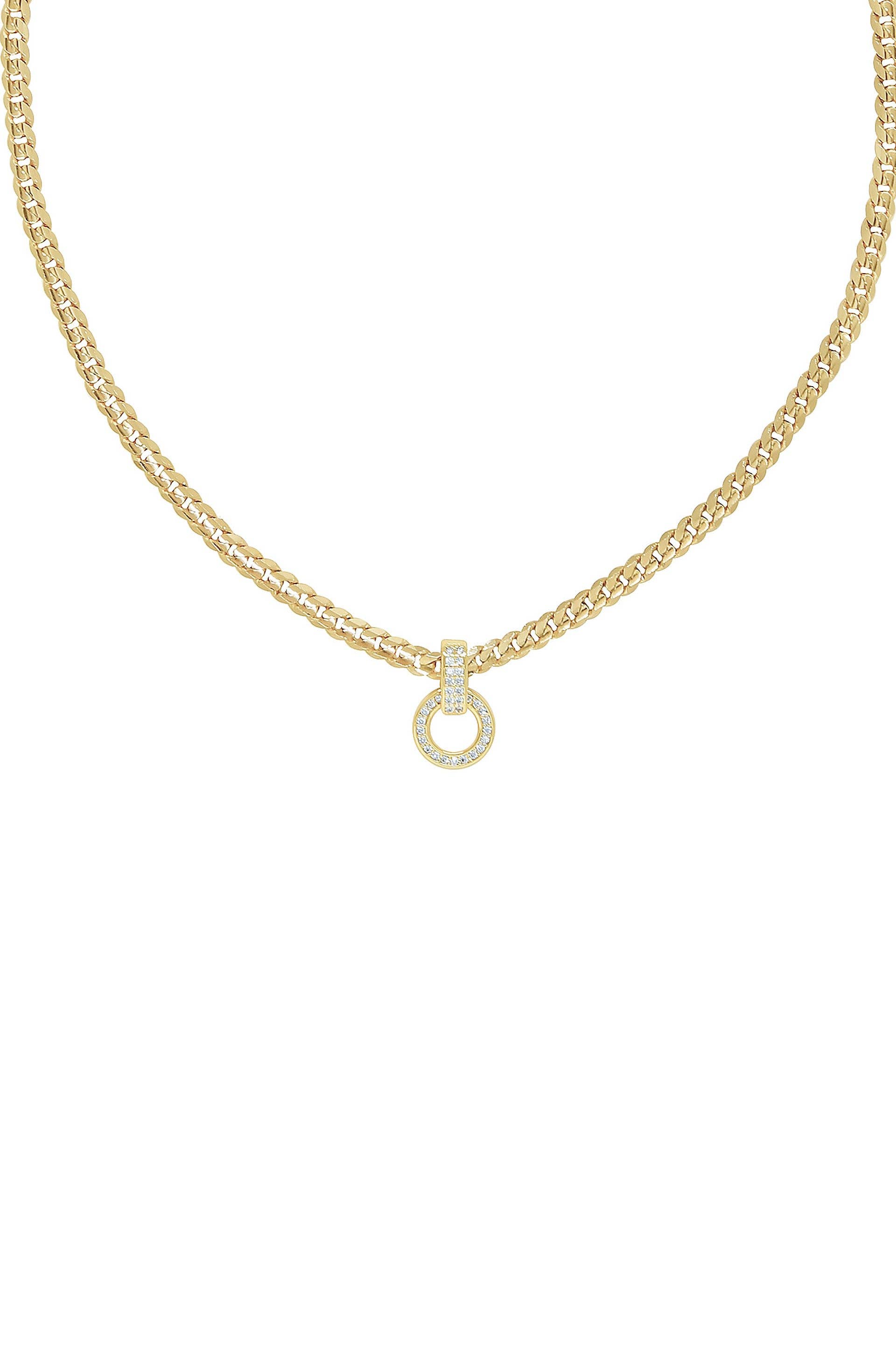 Ettika - Venta al por mayor Collares con colgantes/abalorios - Collar de cadena chapado en oro de 18 quilates Infinity1