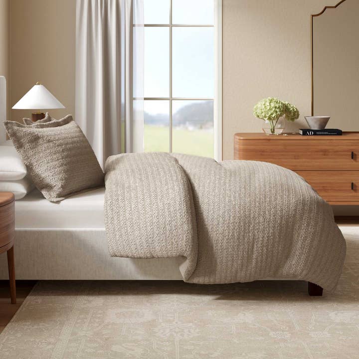 BH Collective - Wholesale Bedding Set - 100% Cotton Waffle Weave Duvet Set - Mattea Collection