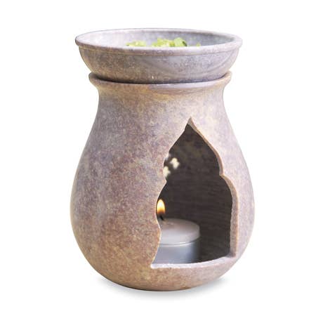 India Handicrafts Inc - Wholesale Oil Warmer - Stone Essence Burner4