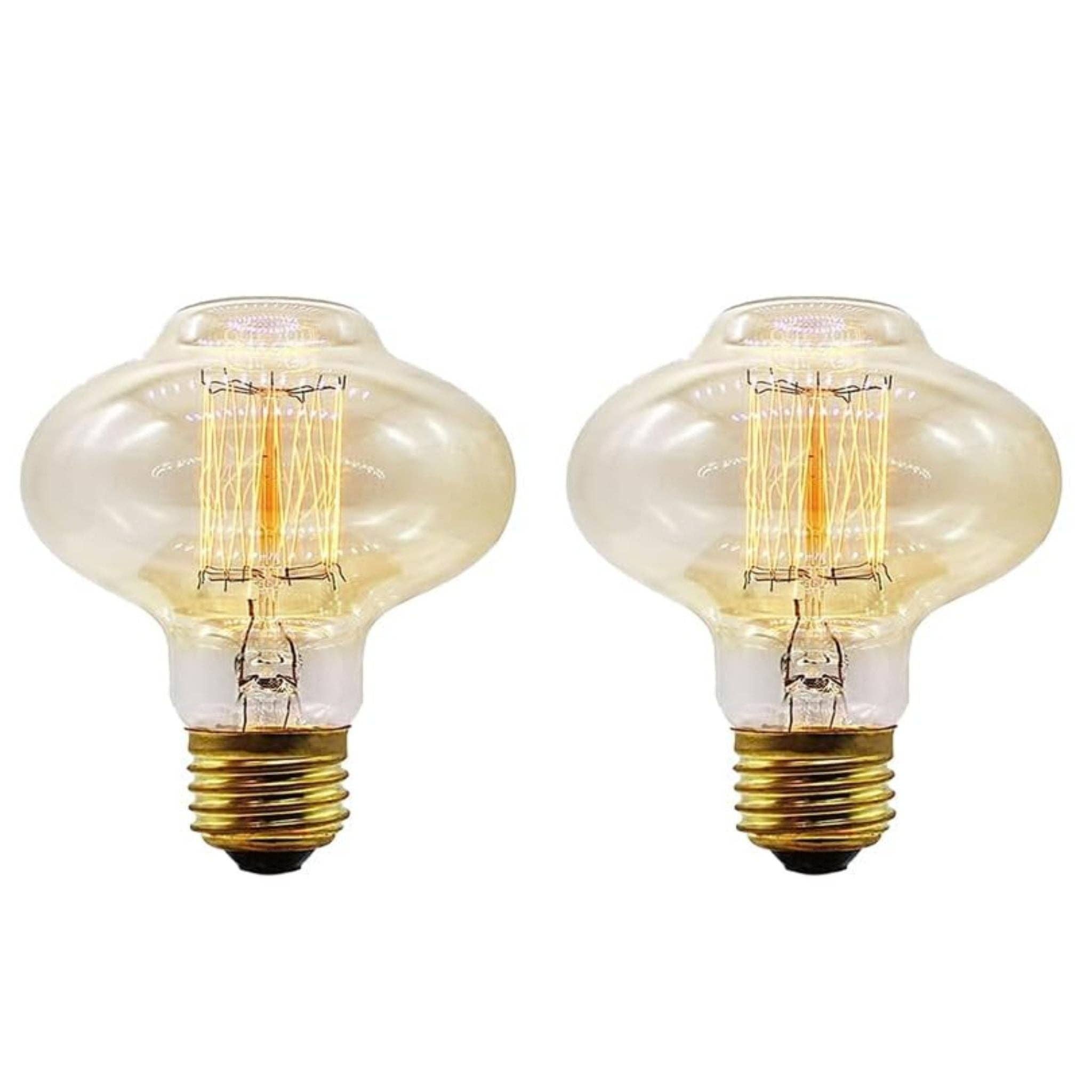 Ledsone – Engroshandel Pære – 2-pak E27, B22, E14 LED Edison Dæmpbar Vintage Amber Glas Varm hvid 2700K Pærer~40868