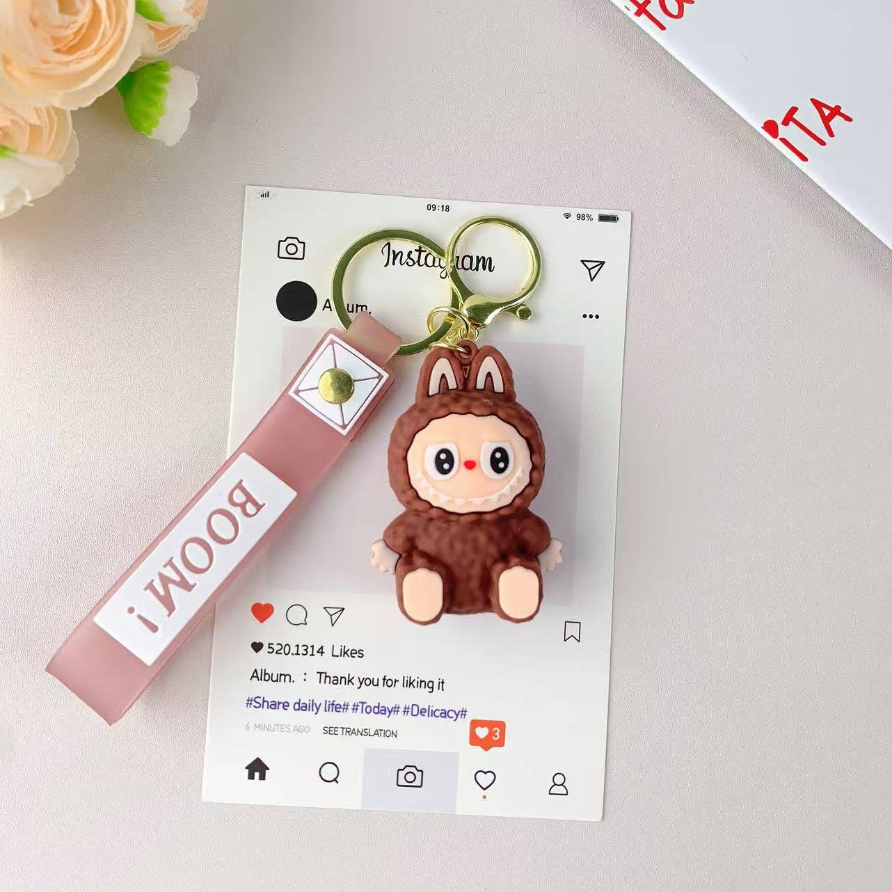 Lilyrosy（Duty free) - Wholesale Sleutelhanger - Dames - Hot-selling schattige pop sleutelhanger voor meisjes – Tasbedel8