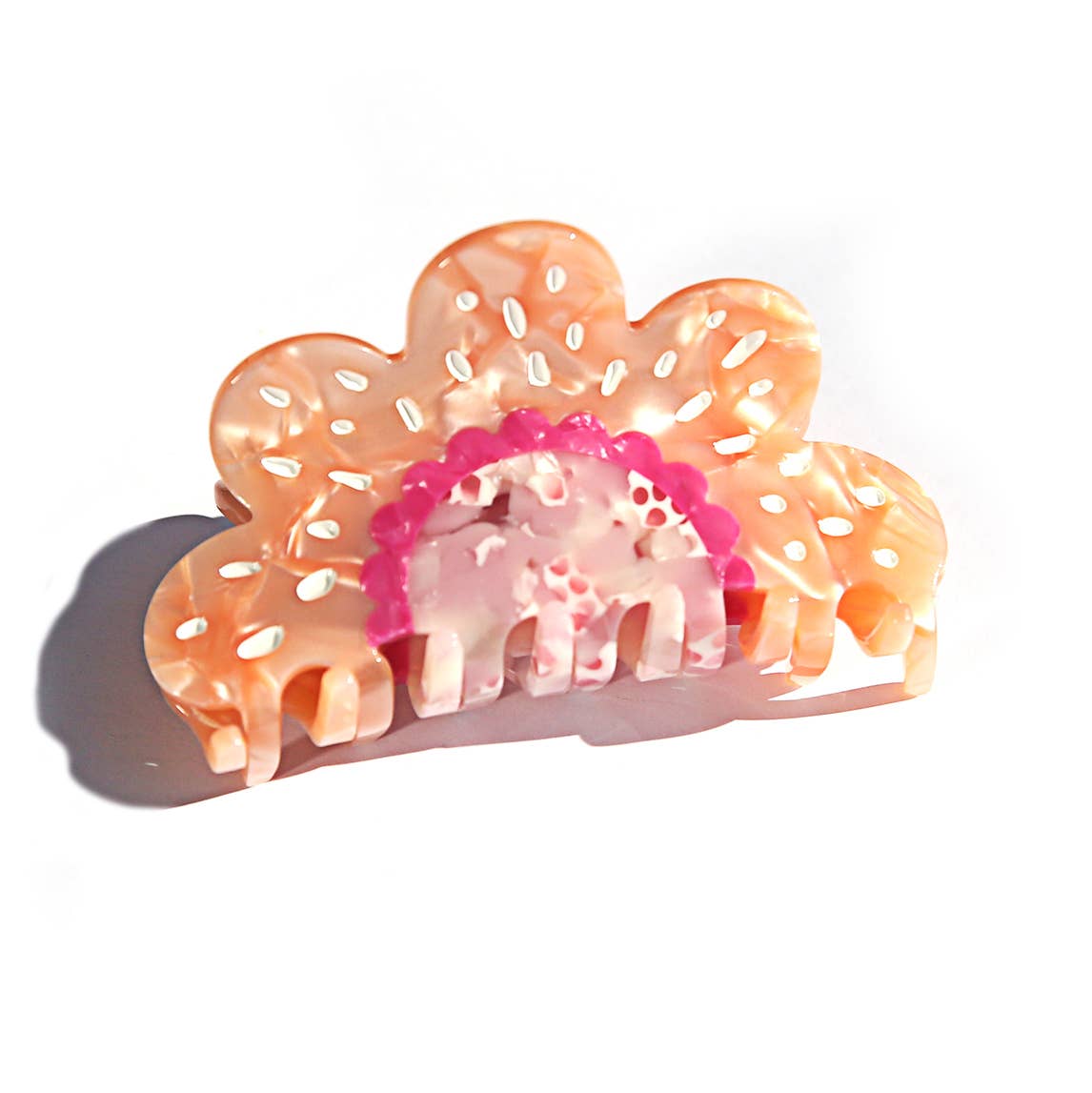 Kingston Jewellery - Venta al por mayor Horquilla para el pelo - Mujer - Garra de Flor Rosa1