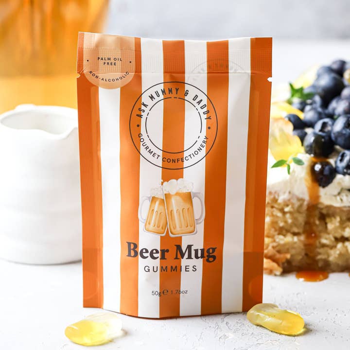 Beer Mug Gummies (Limited Edition) for wholesale by Ask Mummy & Daddy