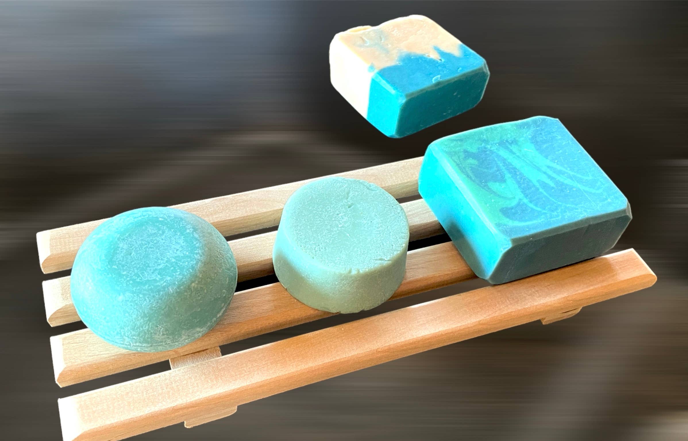 Howells Wood Products - Wholesale Bath Soap Dish -  4" x 10" spa soap tray - made of repurposed red aldhardwood3