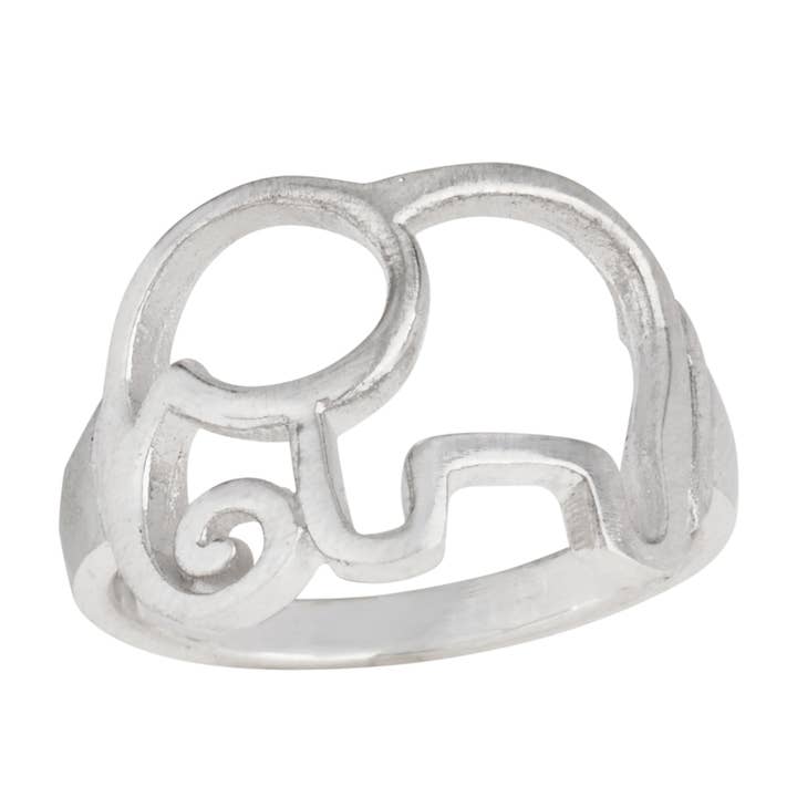Babar Sterling Silver Elephant Ring for wholesale by Tiger Mountain Jewelry