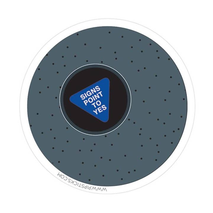 Eight Ball Vinyl Sticker for wholesale by Pipsticks