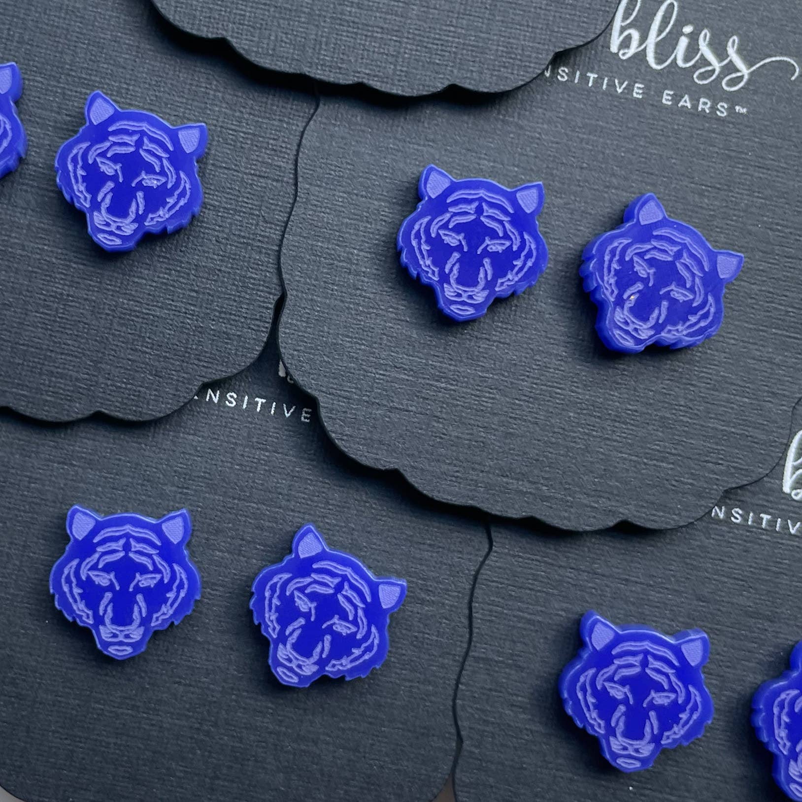 Dixie Bliss - Wholesale Stud/Post Earrings - Tigers- 8 colors!14