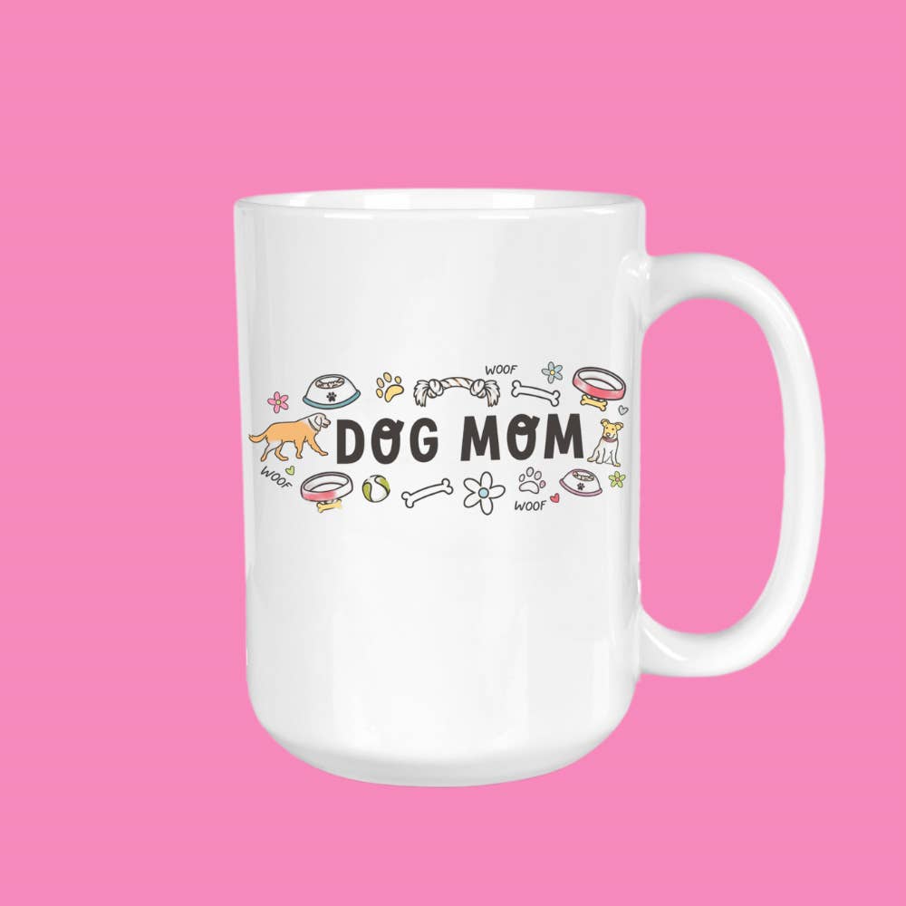 GirlySips - Wholesale Coffee Mug - Dog Mom, Pet Mom, Coffee Mug