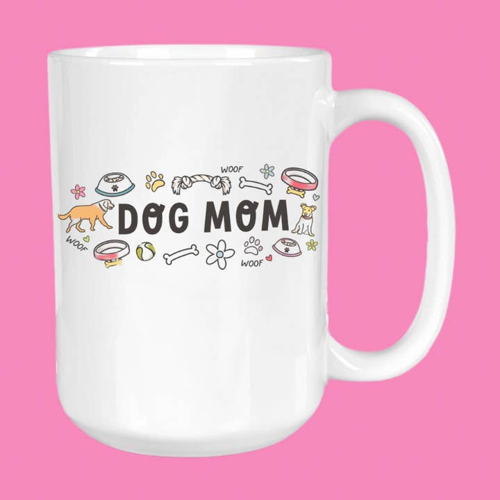 GirlySips - Wholesale Coffee Mug - Dog Mom, Pet Mom, Coffee Mug0