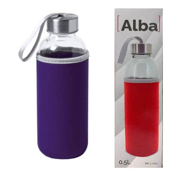 ALBA Brand - 16OZ Glass Water Bottles for wholesale by St. Louis Wholesale LLC