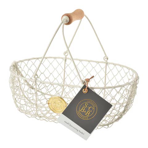 SC Small Harvest Basket - Buttermilk for wholesale by Burgon & Ball