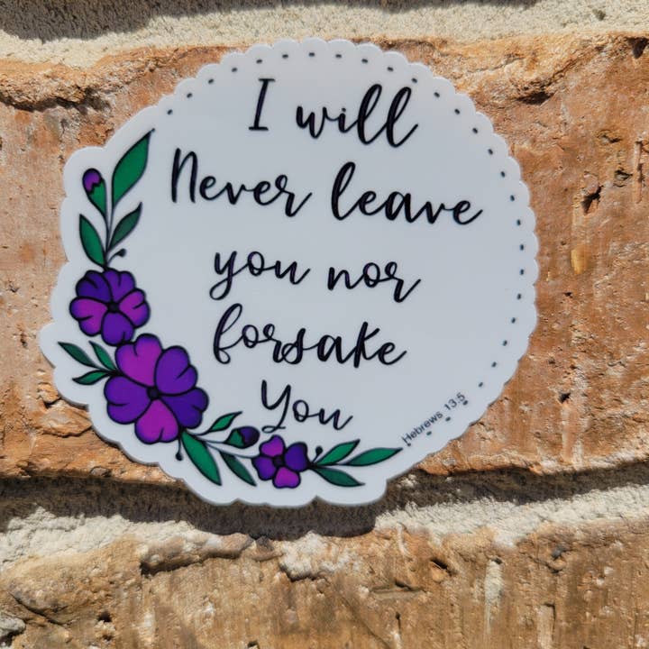 3 inch Water resistant laminated vinyl sticker for wholesale by Kodaandmom