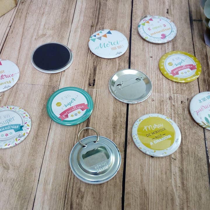 Bedankt voor alles - cadeau kinderverzorgster - sleutelhanger voor wholesale door La vie en magenta