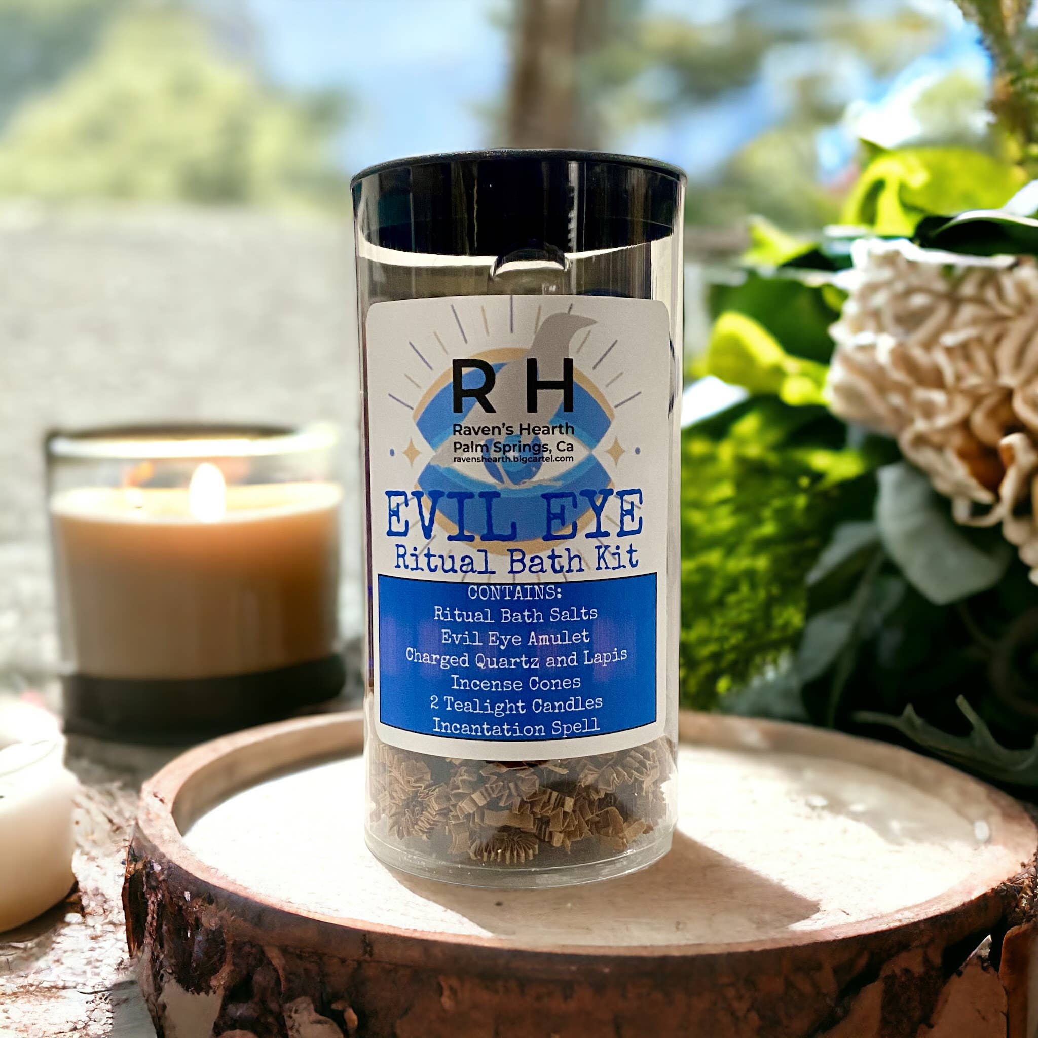 Raven’s Hearth - Vente Set de bain et corps - Kit de bain Œil du Mal | Protection | Spa | Fait main2