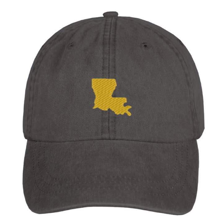 Custom State Dad Hats - Embroidered Ball Cap for wholesale by Gracie Designs