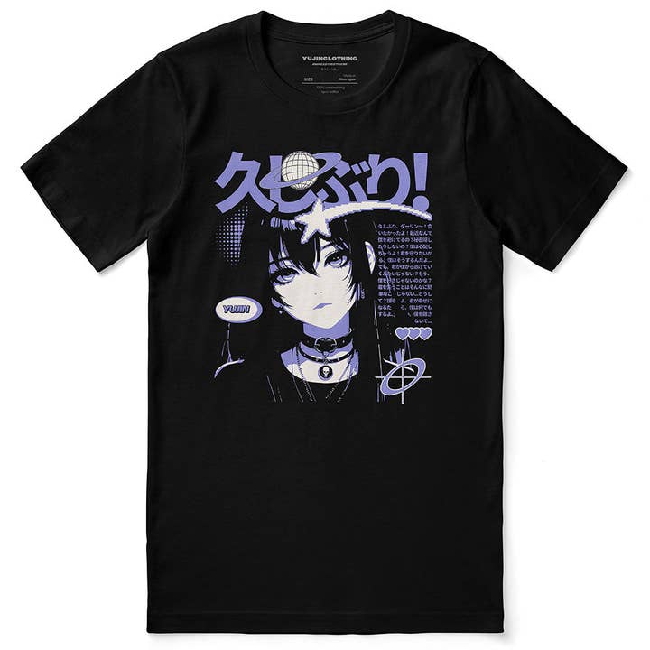 T-shirt streetwear Star Girl pour la vente par YUJIN CLOTHING