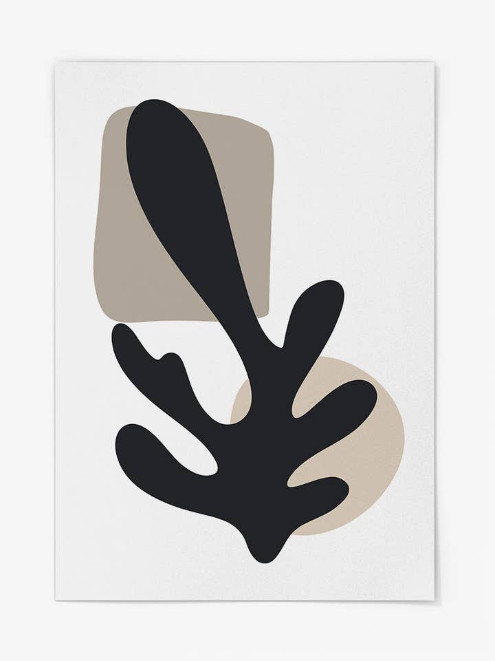 Cutout Abstract No.1 Print for wholesale by Collett Studios