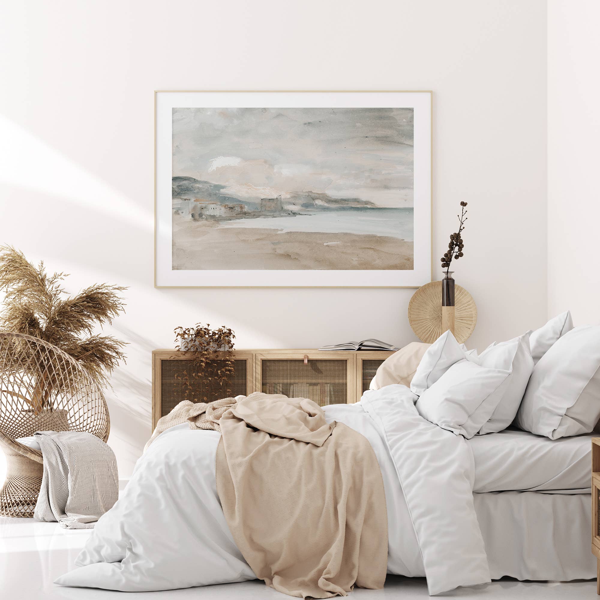 Sugar & Canvas - Wholesale Art Print - European Vintage Country Coastal Beach Sea Art Print VP243