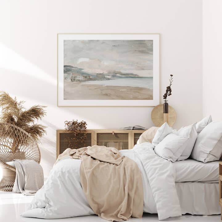 Sugar & Canvas - Wholesale Art print - European Vintage Country Coastal Beach Sea Art Print VP243