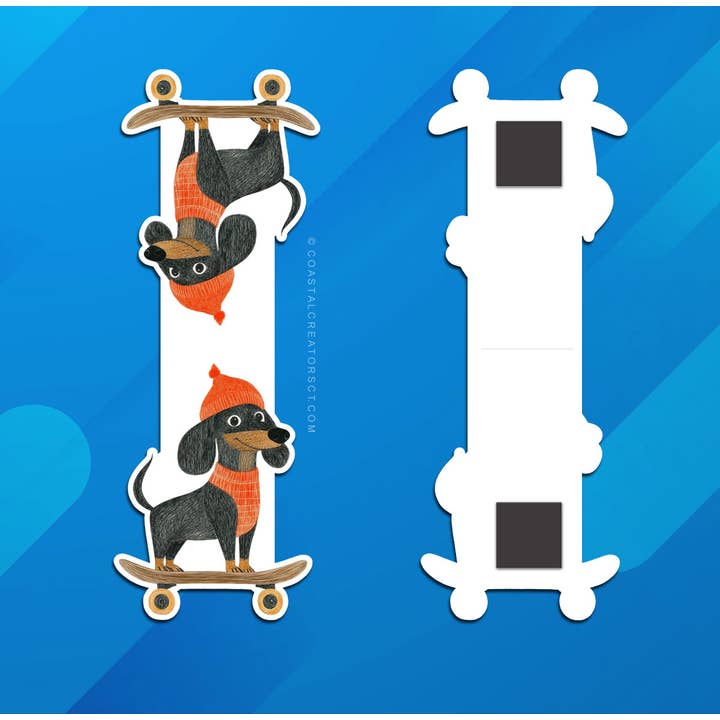 Coastal Creators of Connecticut - Wholesale Bookmark - Beagle Dog Reversible Magnetic Bookmark (Packaged)2