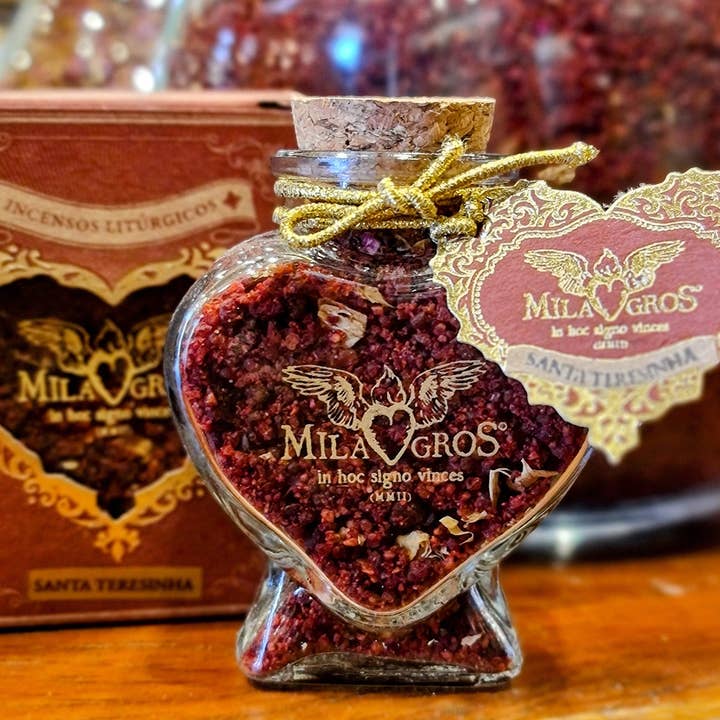 Encens en résine Milagros Sainte Thérèse de Lisieux (Santa Teresinha) - 0,3-17,6 oz pour la vente par Clero USA