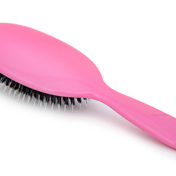 Rock & Ruddle Boar Bristle Hairbrush Tickled Pink for wholesale by Rock & Ruddle