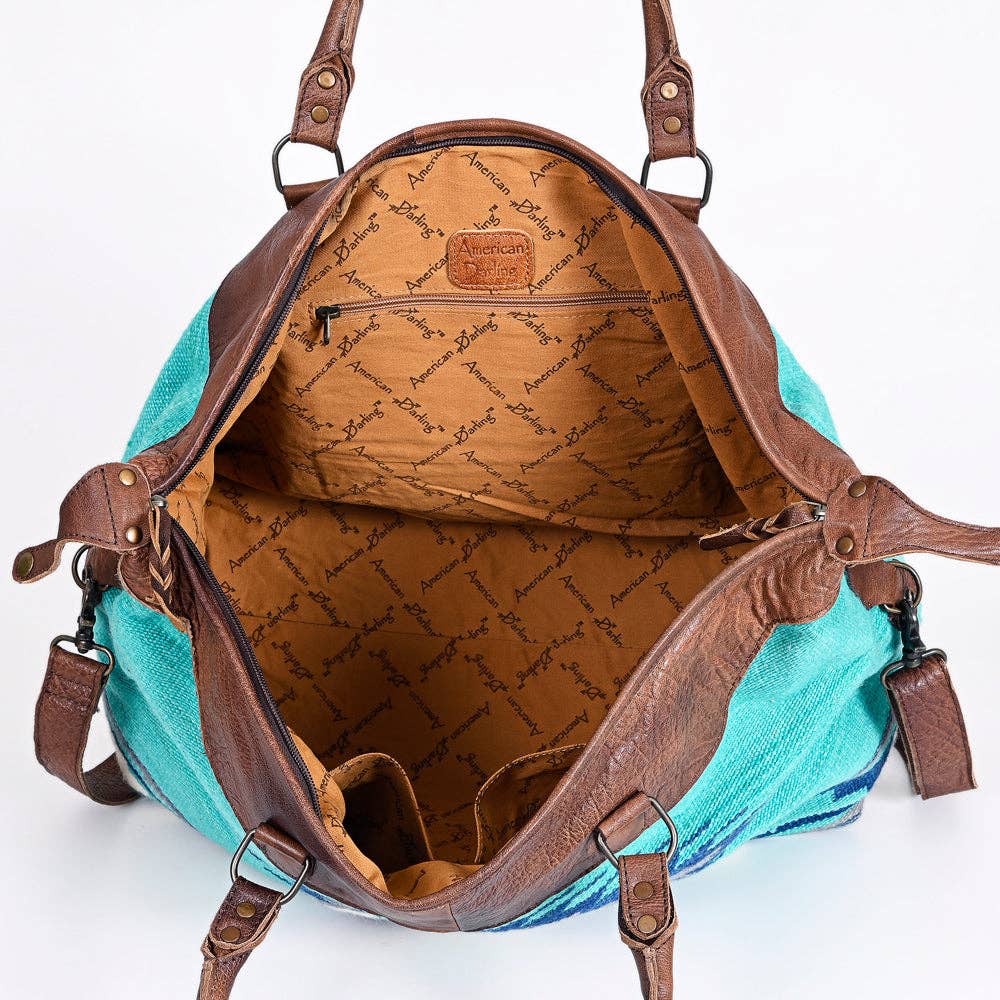 LS Western - Vente Sac de voyage – femme - Sac de voyage en laine et cuir du sud-ouest LC-ADBG460 Sac de selle tissé à la main74