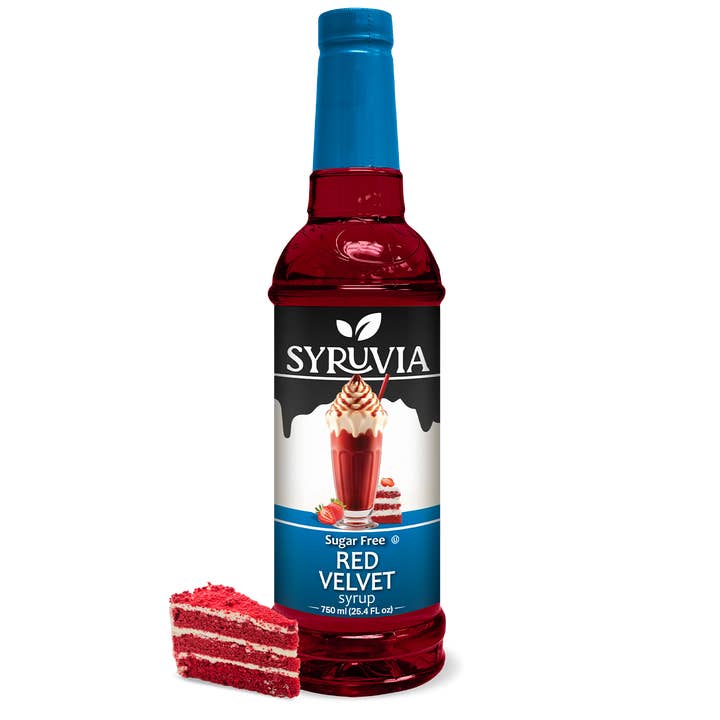 Syruvia - Wholesale Flavored Syrup - Sugar-Free Red Velvet Syrup