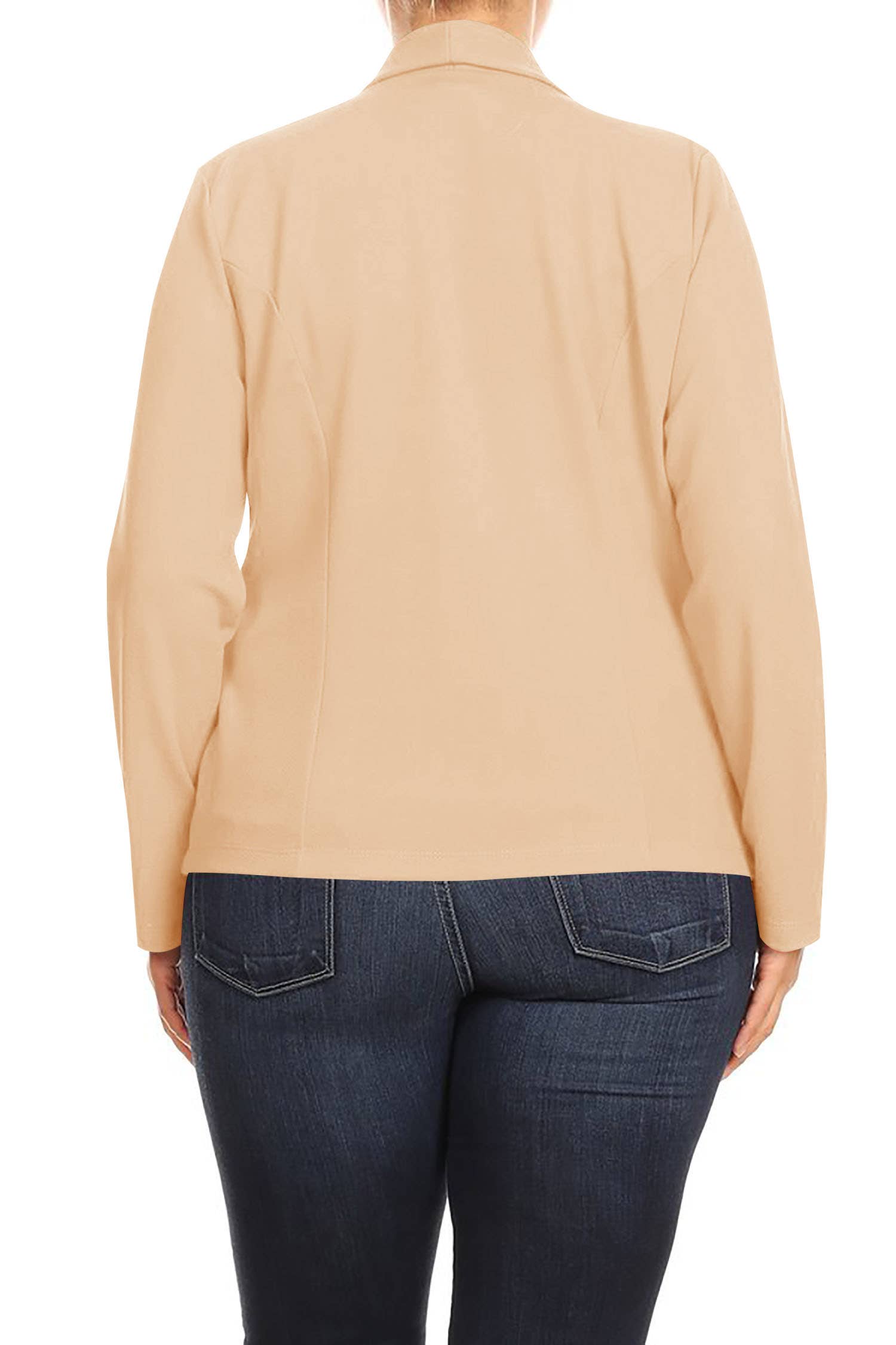 MOA COLLECTION - Wholesale Blazer - Women's - Plus Size Casual Open Front Office Work Wear Blazer Jacket30