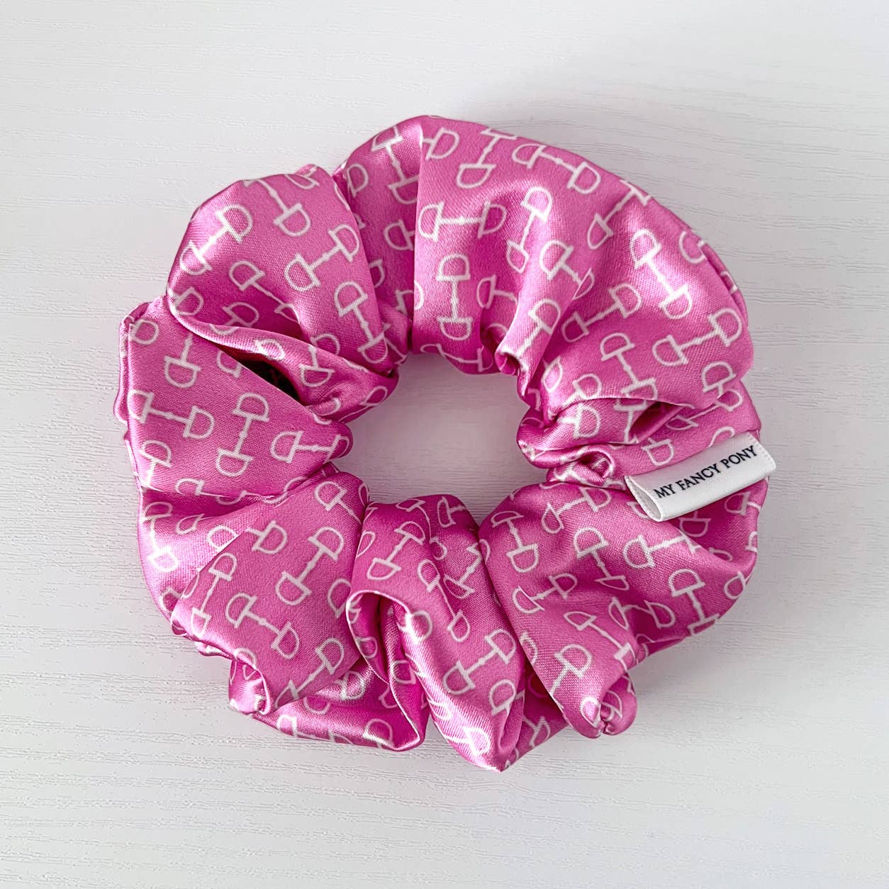 My Fancy Pony - Wholesale Scrunchie - Women's - Snaffle Bit Satin Equestrian Scrunchies3