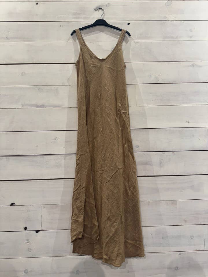 Linos y Textiles - Wholesale Dress - Women's - REF 2219 100% LINEN STRAPPY DRESS3