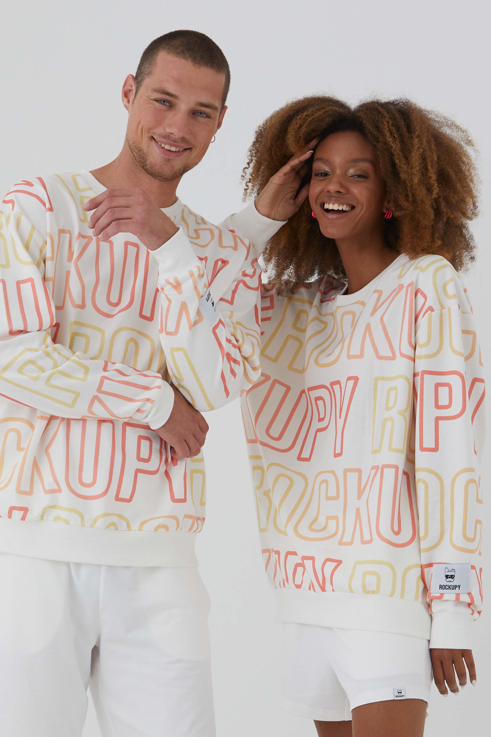 Rockupy - Wholesale Graphic Sweatshirt - Unisex - Allover Wanja Unisex Sweatshirt